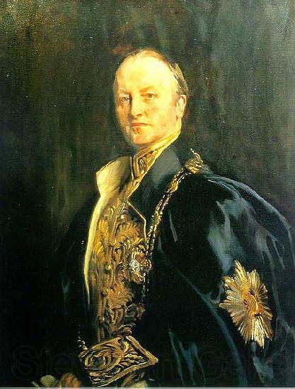 John Singer Sargent George Curzon, 1st Marquess Curzon of Kedleston Norge oil painting art